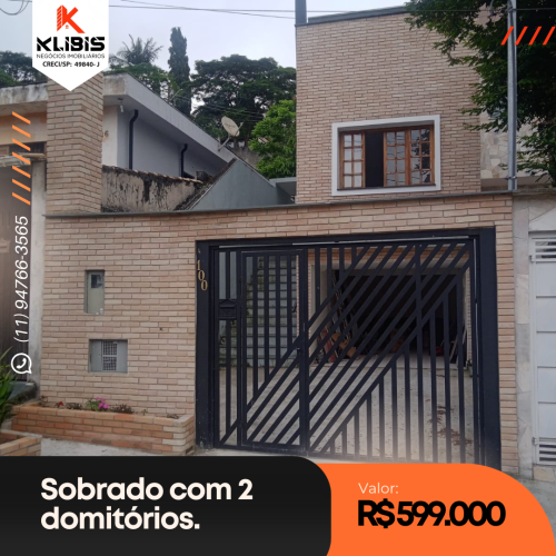 Abaixou o valor – Sobrado à venda em Ribeirão Pires