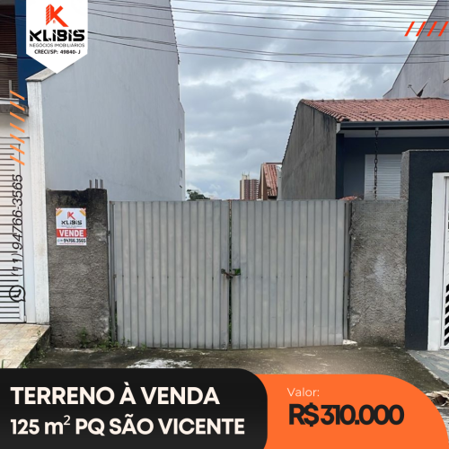 Oportunidade! Terreno 125m² | Perto do centro