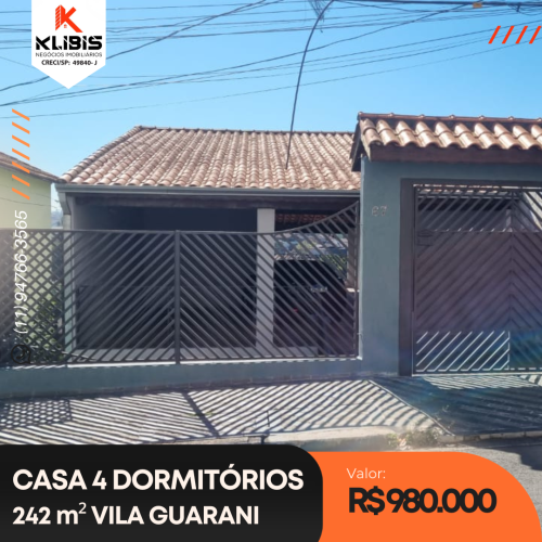 Casa – 242m² | Vila Guarani