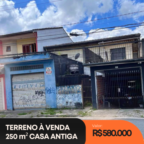 Terreno à venda em Mauá